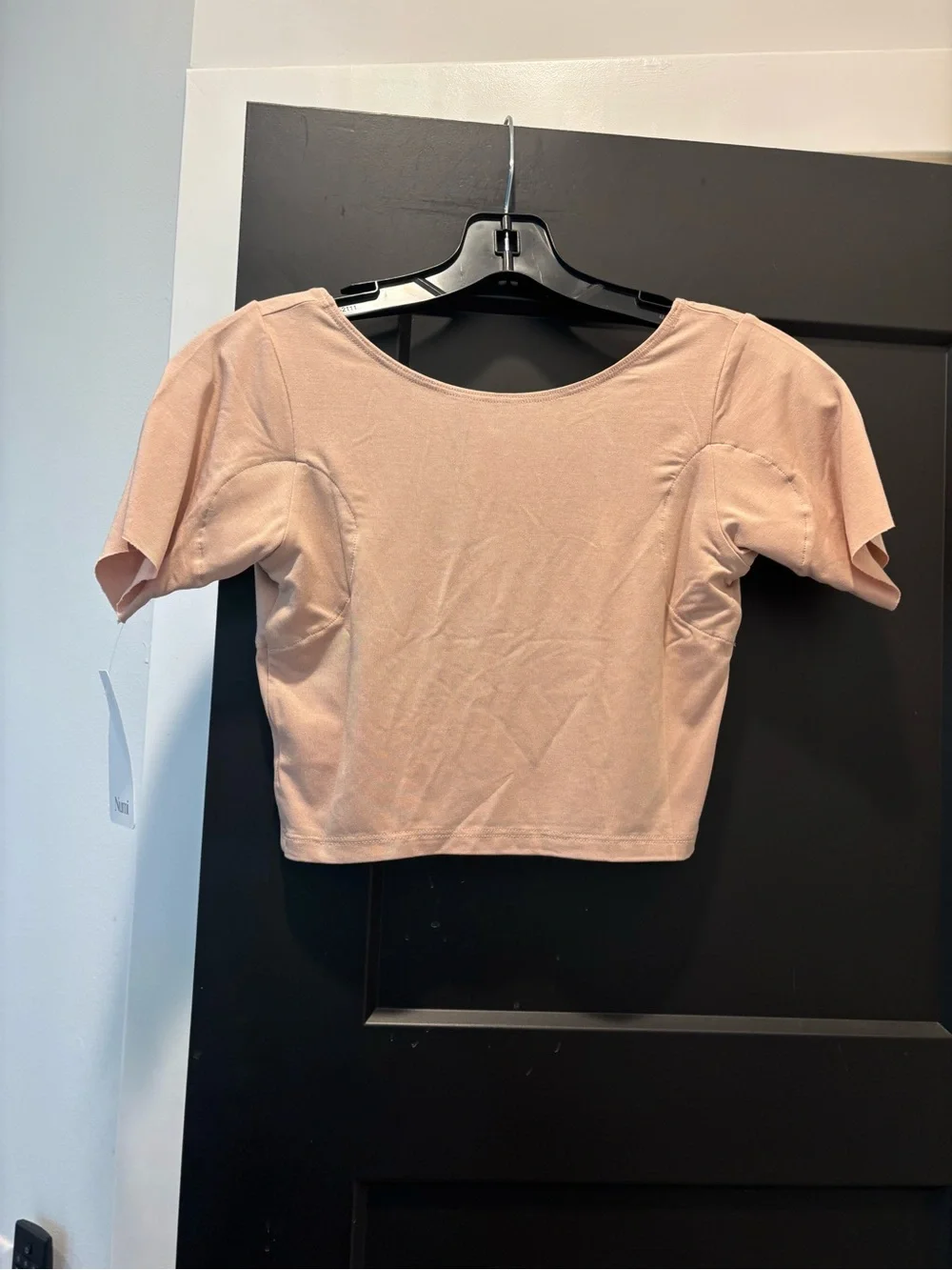 Numi The Crop Undershirt Almond M NWT Sweat Proof Short Sleeve Layer Shirt Top - Picture 11 of 14